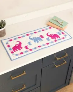 A Parade of Elephants Table Runner Pattern