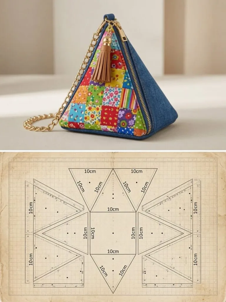 Pyramid Pouch Pattern