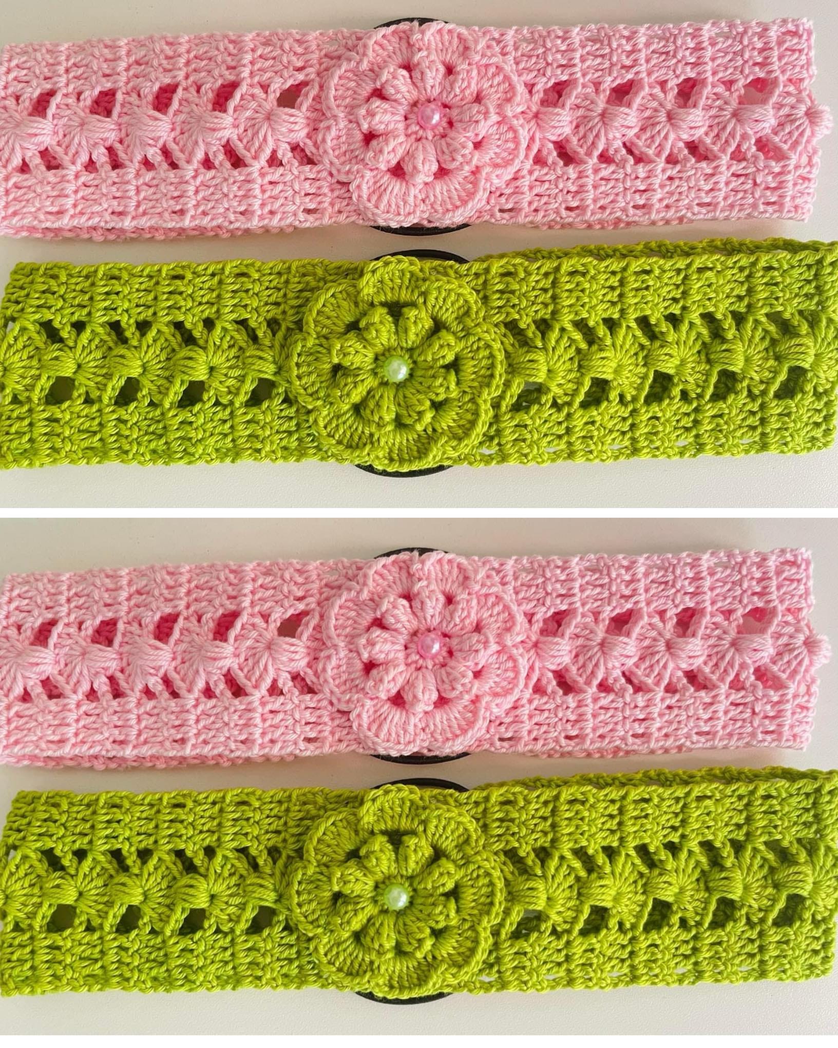 Tiara Pattern Design Crochet Hair Tiara Pattern - Hand Crafted